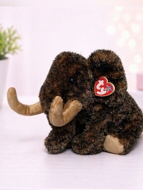 Ty Beanie Buddy “Giganto” Mammoth Plush – Retired Vintage TY Buddy – Collectable
